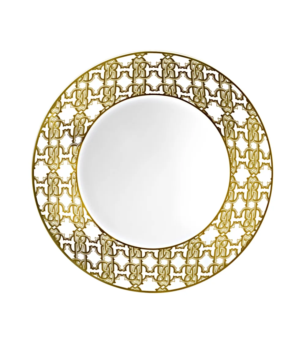 Lot d'Assiettes Creuses Monogram Gold...