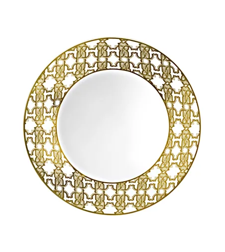 Lot d'Assiettes Creuses Monogram Gold - Roberto Cavalli