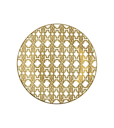 Set Piatti Frutta Monogram Gold - Roberto Cavalli