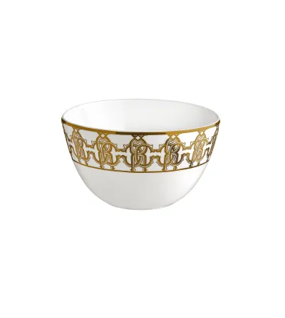Roberto Cavalli - Set mit 6 Monogram Gold Reisschüsseln 2