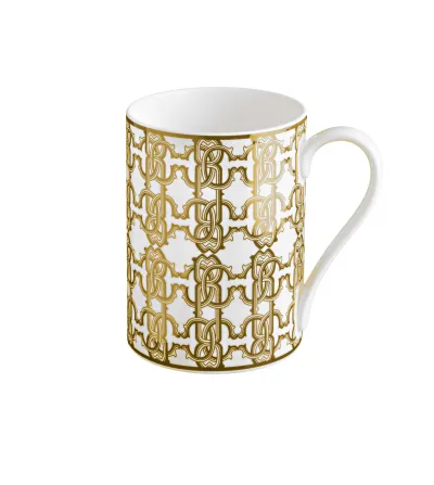 Roberto Cavalli - Luxury Box Monogram Gold Mug Cup 2
