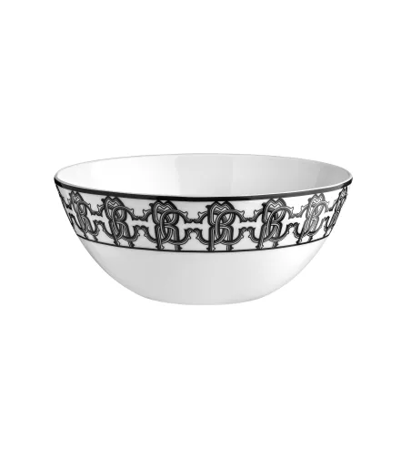 Set 6 Coppette Zuppa Monogram Black - Roberto Cavalli