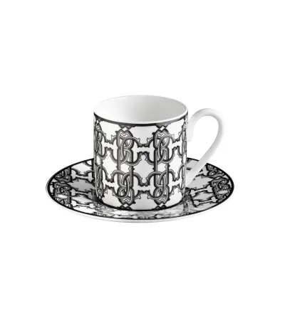 Roberto Cavalli - Set mit 6 Monogram Black Kaffeetassen 2