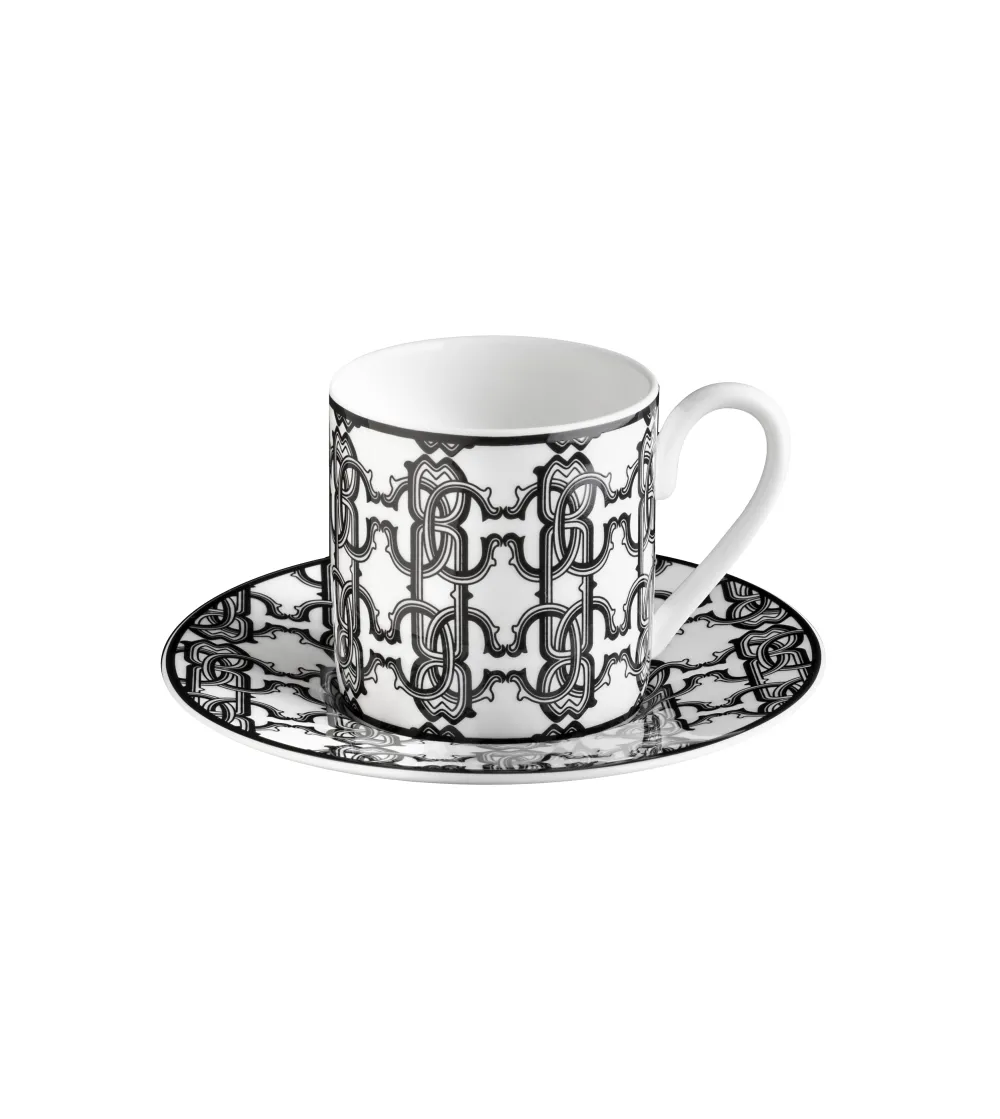 Lot de 6 Tasses à Café Monogram Black...