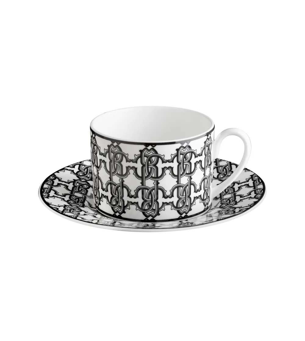 Lot de 6 Tasses à Thé Monogram Black...