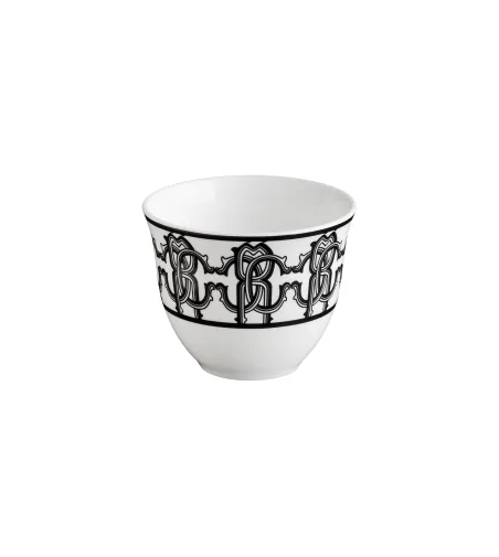 Roberto Cavalli - Luxury Box mit 6 Monogram Black Arabische Tassen
