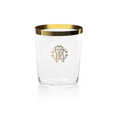 Roberto Cavalli - Set of 2 New Monogram Gold Old Fashion... 2
