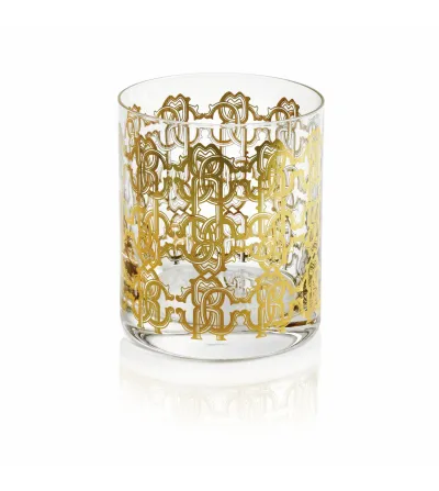 Set 2 Bicchieri Double Old Fashion New Monogram Gold -... 2