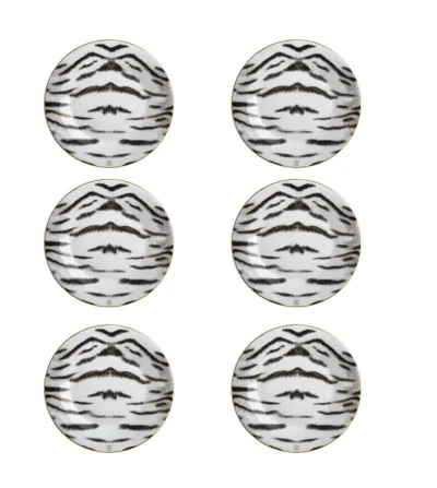 Set 6 Piatti Frutta Tiger - Roberto Cavalli