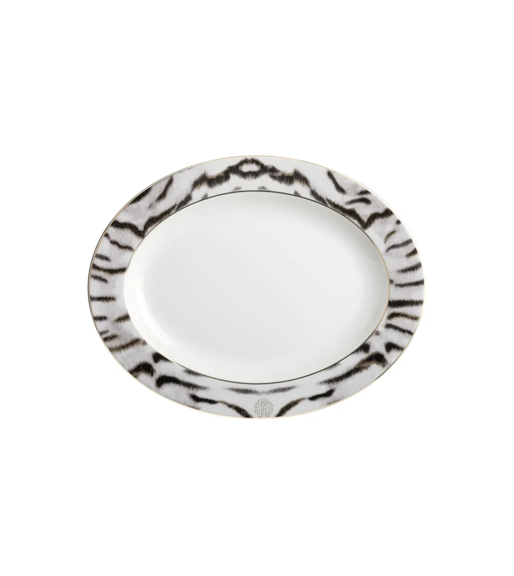 Plate Ovale Tiger - Roberto Cavalli