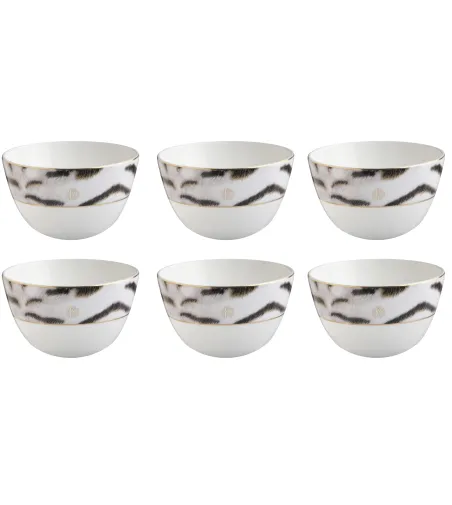 Lot de 6 Bols à Riz Tiger - Roberto Cavalli