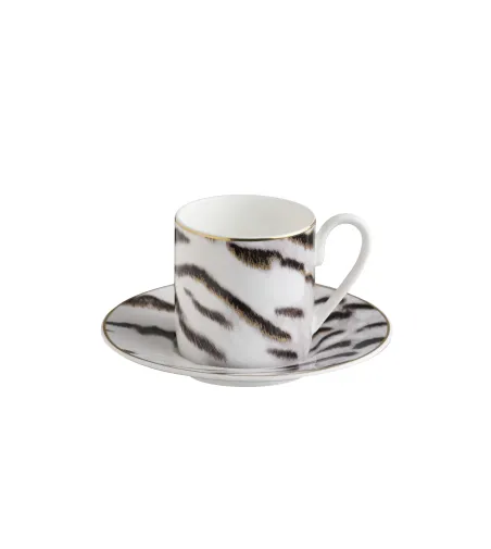 Roberto Cavalli - Set mit 6 Tiger Kaffeetassen