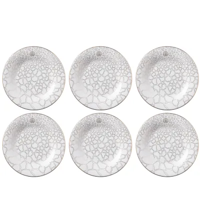 Roberto Cavalli - Set of 6 Giraffa Dessert Plates