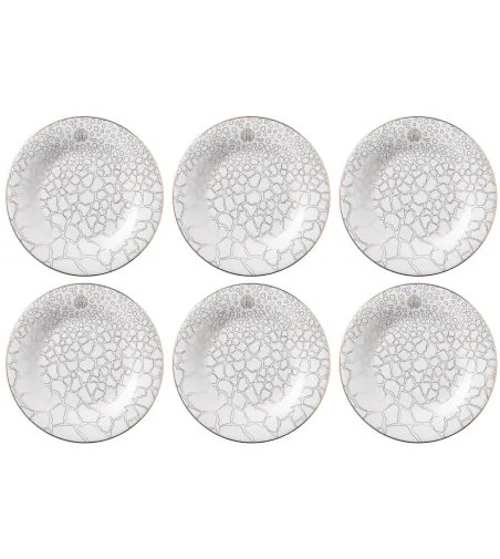 Roberto Cavalli - Set of 6 Giraffa Dessert Plates