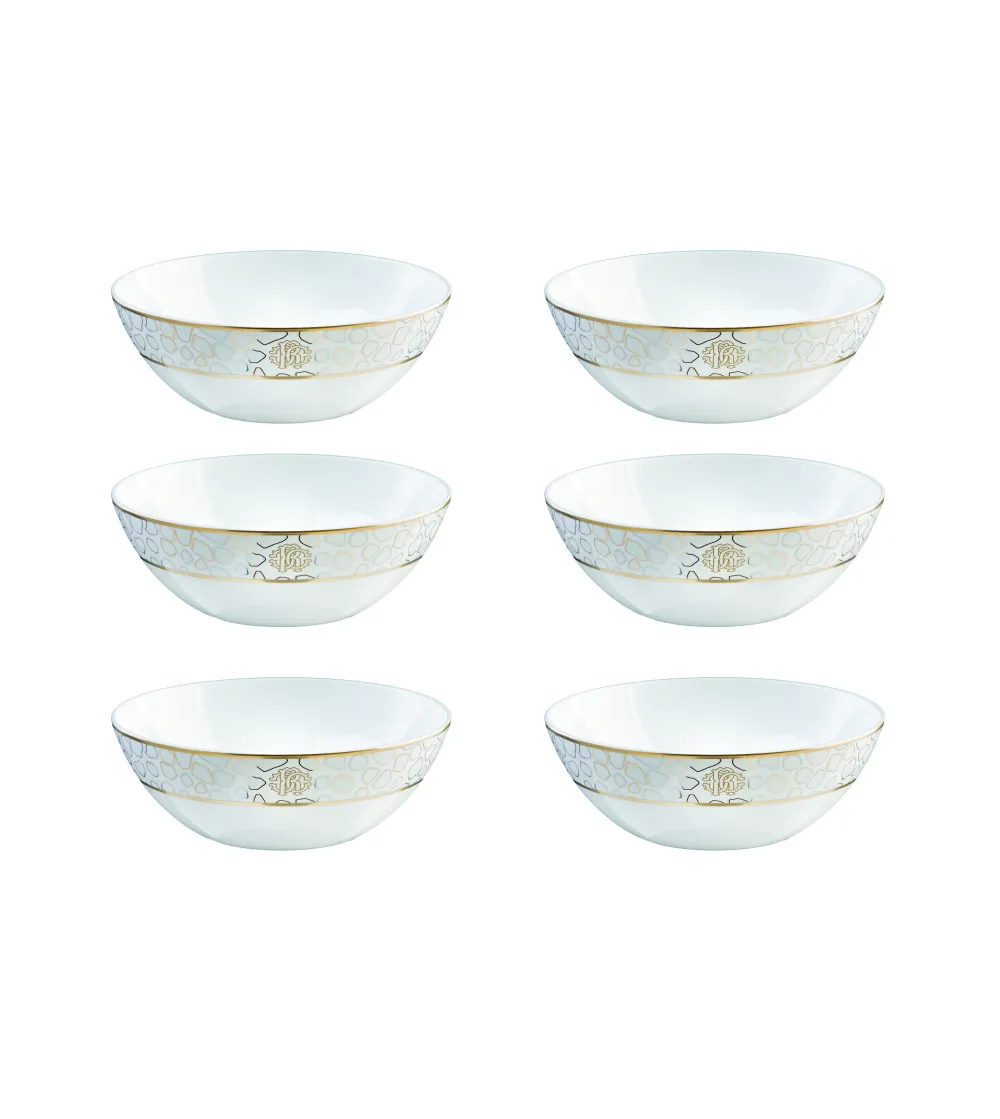 Roberto Cavalli - Set of 6 Giraffa Soup Bowls