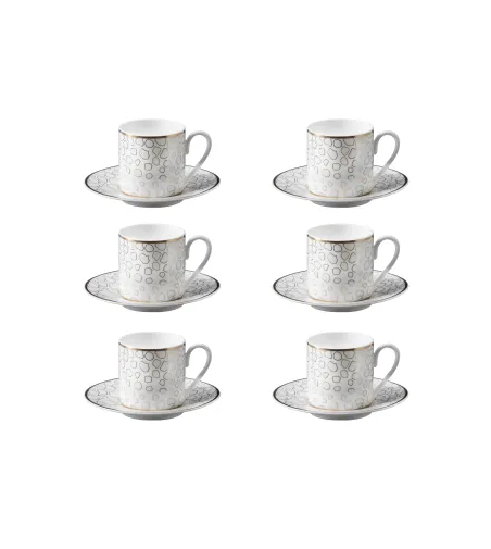 Lot de 6 Tasses à Café Giraffa - Roberto Cavalli
