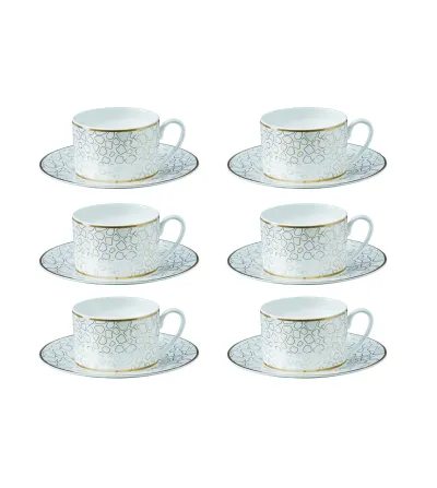 Lot de 6 Tasses à Thé Giraffa - Roberto Cavalli