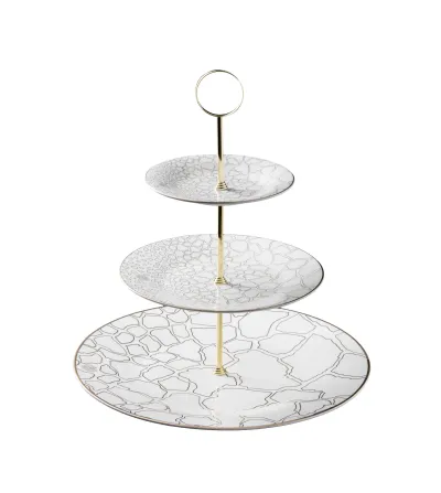 Roberto Cavalli - Giraffa 3-stöckiger Tortenständer