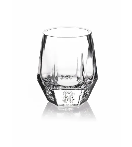 Set 2 Bicchieri Acqua Desert Rose Trasparente - Roberto Cavalli