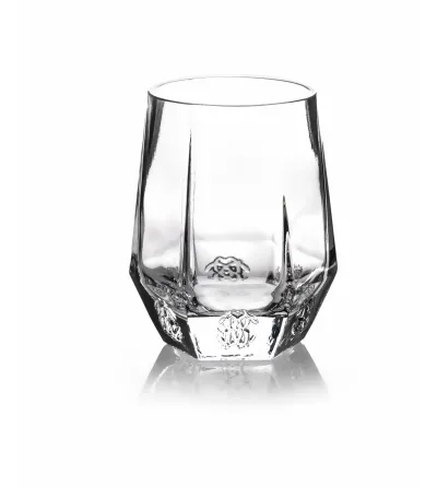 Roberto Cavalli - Set of 2 Desert Rose Transparent Wine...