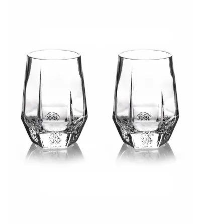 Roberto Cavalli - Set of 2 Desert Rose Transparent Wine... 2