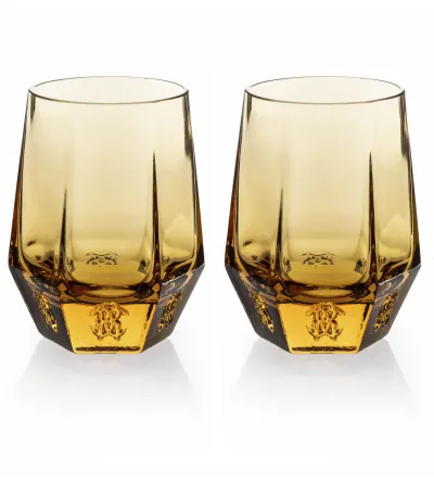 Lot de 2 Verres à Vin Desert Rose Ambre - Roberto Cavalli 2