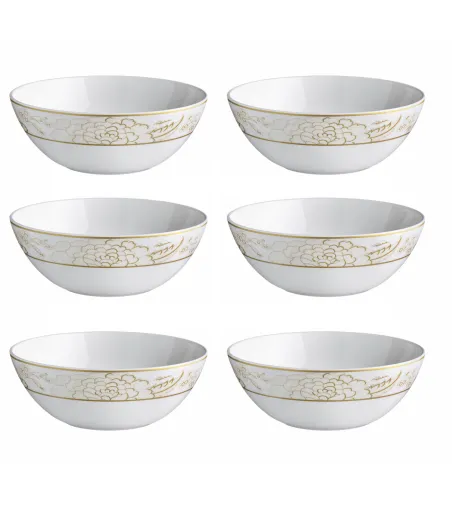 Lot de 6 Bols à Soupe Blooming Roses - Roberto Cavalli