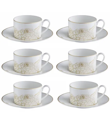 Roberto Cavalli - Set mit 6 Blooming Roses Teetassen