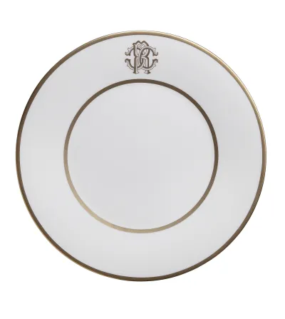 Roberto Cavalli - Set of 6 Silk Gold Dessert Plates 2