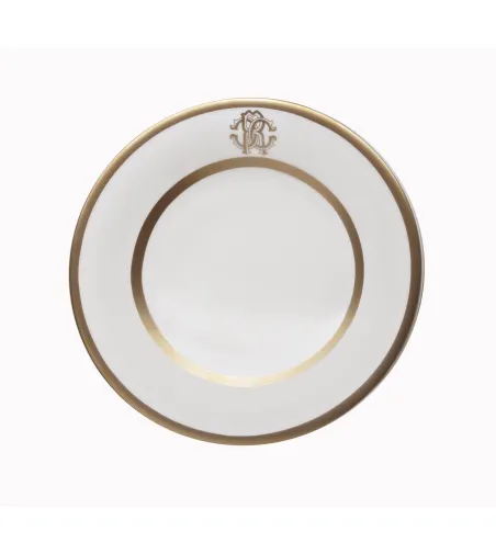 Lot de 6 Assiettes à Pain Silk Gold - Roberto Cavalli