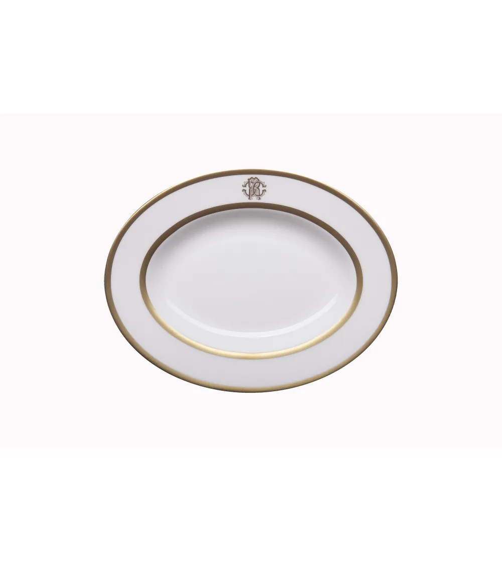 Plato de Encurtidos Silk Gold - Roberto Cavalli