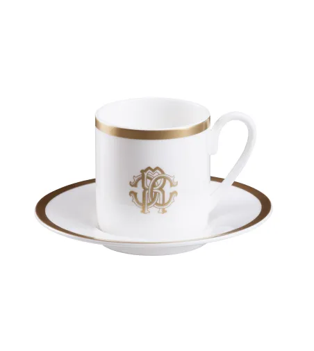 Set 6 Tazze da Caffè Silk Gold - Roberto Cavalli