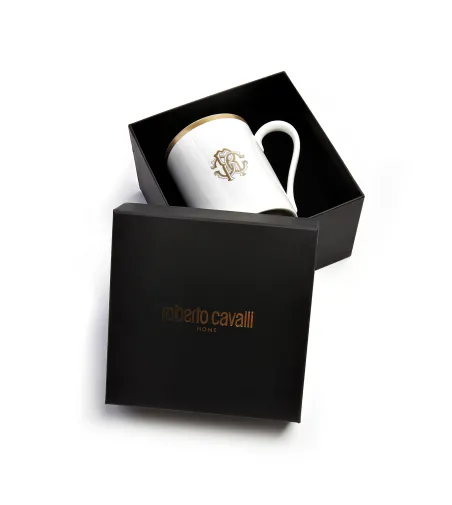 Roberto Cavalli - Luxury Box Silk Gold Mug Cup