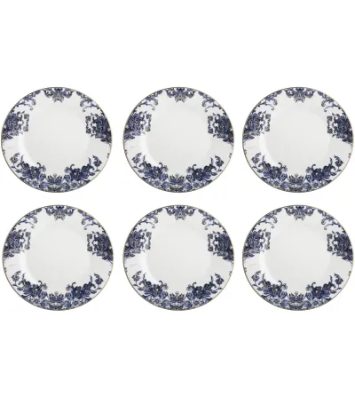 Set 6 Piatti Piani Azulejos - Roberto Cavalli