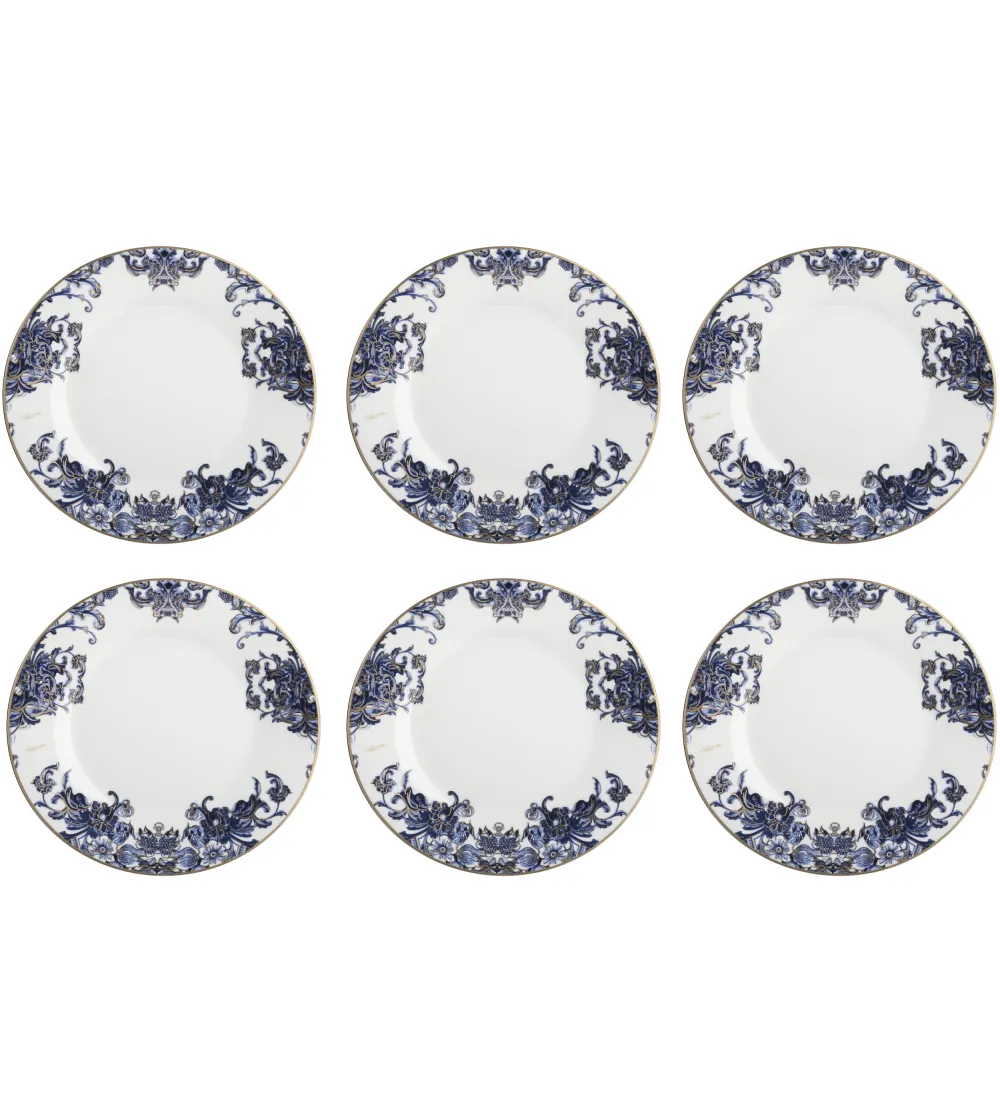 Roberto Cavalli - Set mit 6 Azulejo Speiseteller