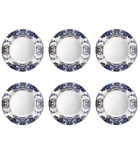 Roberto Cavalli - Set of 6 Azulejos Soup Plates