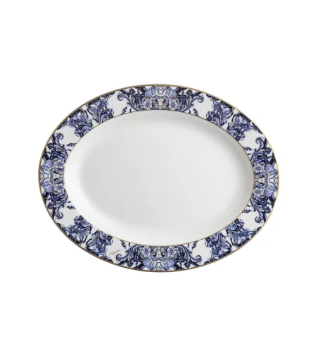 Plato Ovalado Azulejos - Roberto Cavalli