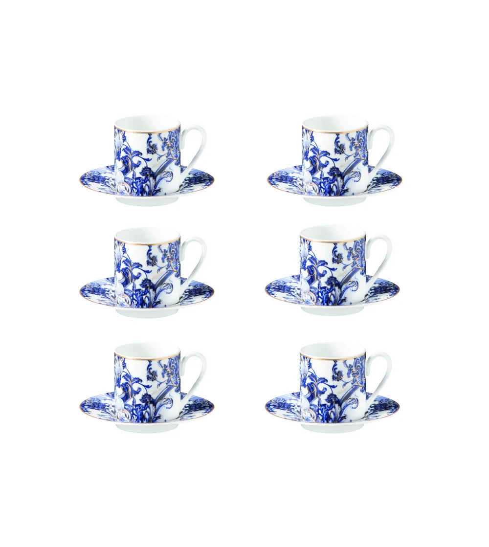 Set 6 Tazze da Caffè Azulejos - Roberto Cavalli
