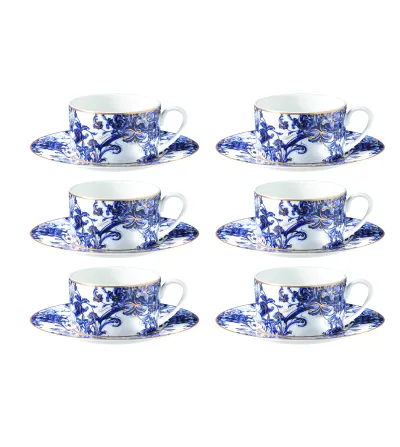 Roberto Cavalli - Set mit 6 Azulejos Teetassen