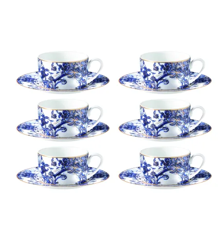 Roberto Cavalli - Set mit 6 Azulejos Teetassen