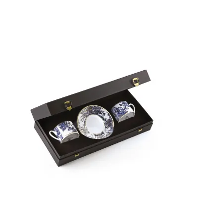 Luxury Box con 2 Tazas de Té Azulojos - Roberto Cavalli