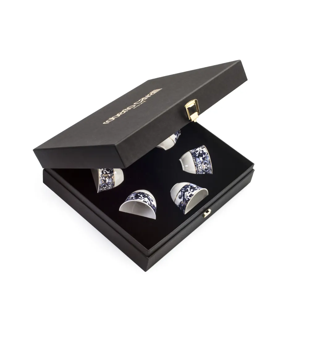 Roberto Cavalli - Luxury Box with 6 Azulejos Arabic Cups