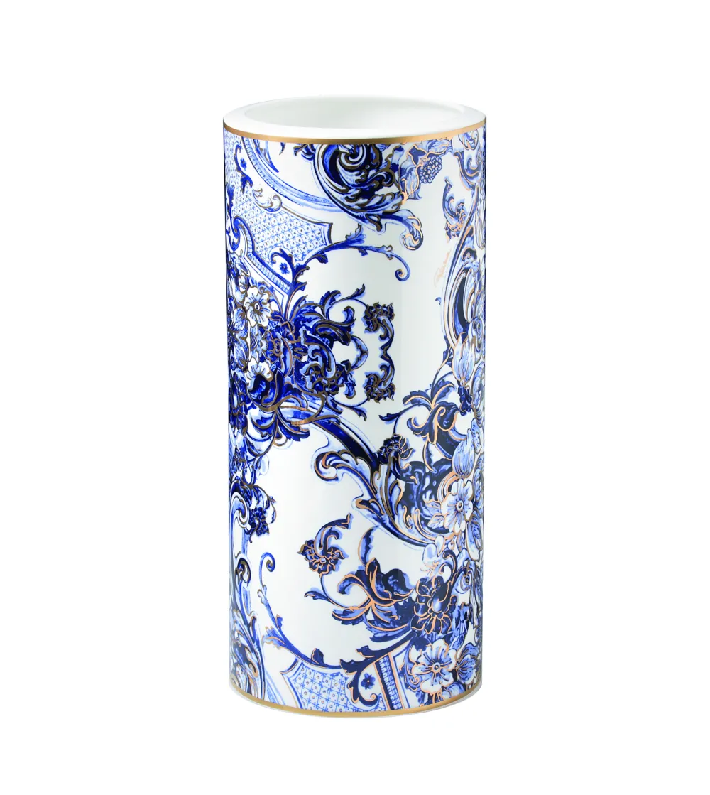 Jarrón Alto Azulejos - Roberto Cavalli