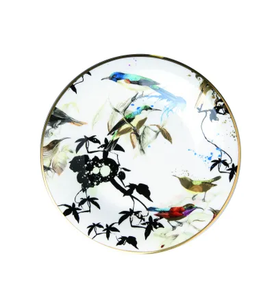Lot de 6 Assiettes à Pain Garden's Birds - Roberto Cavalli 2