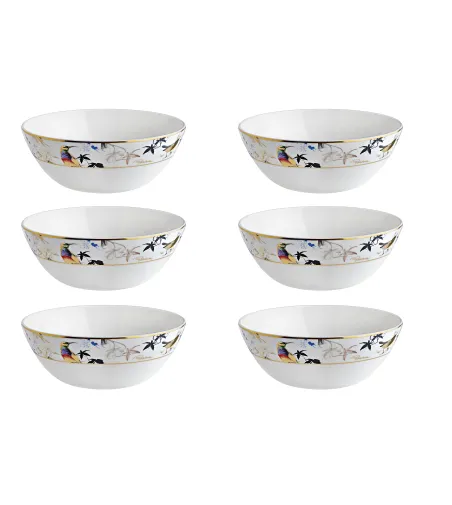 Roberto Cavalli - Set of 6 Garden's Birds Soup Bowls