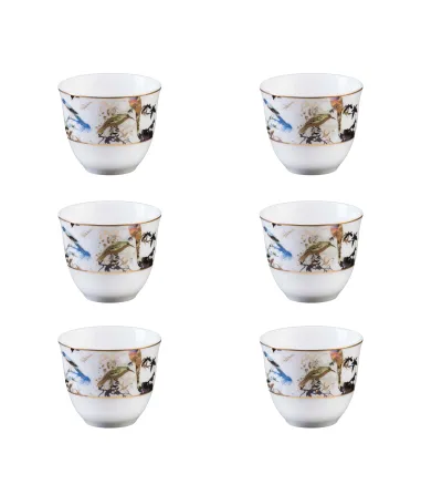 Luxury Box con 6 Tazze Arabe Garden's Birds - Roberto... 2