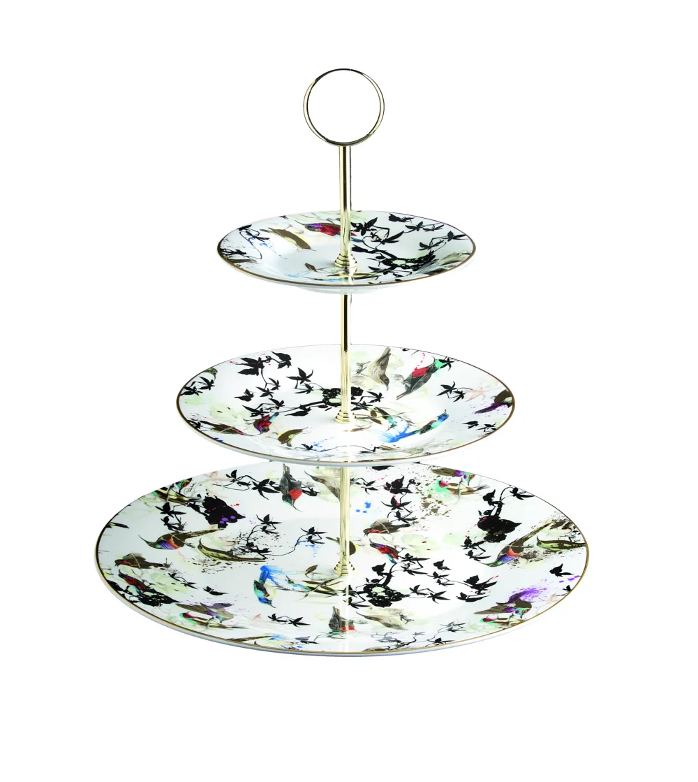 Alzata a 3 Livelli Garden's Birds -...