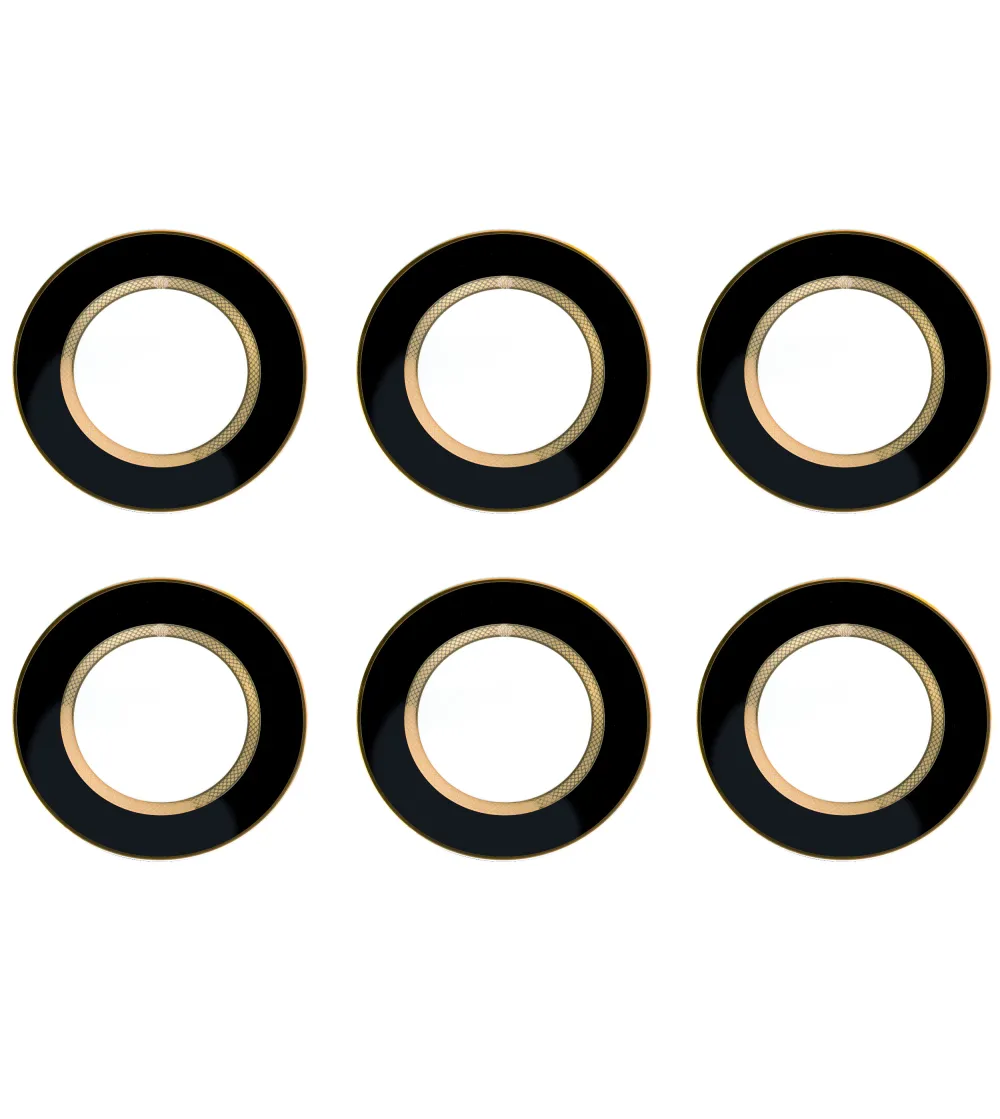 Lot de 6 Assiettes Plates Python...