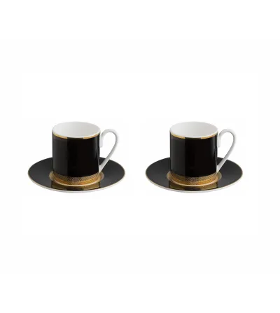 Luxury Box con 2 Tazas de Café Python Black - Roberto... 2