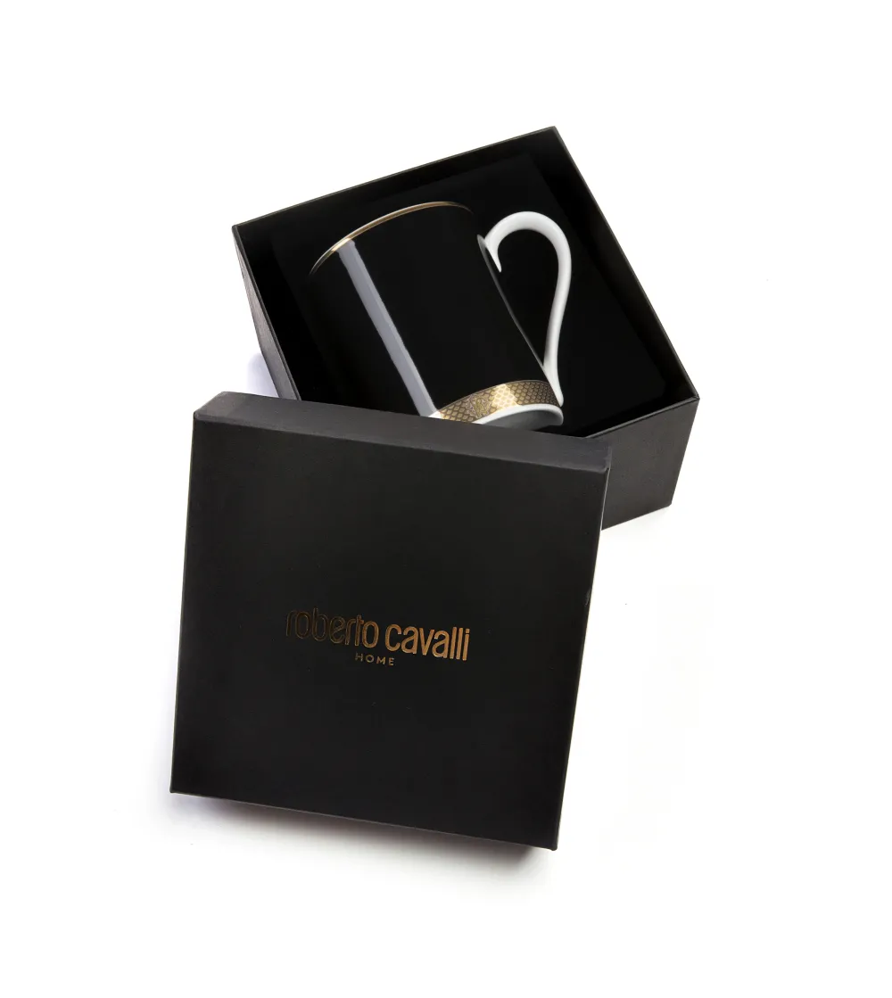 Luxury Box Taza Python Black -...